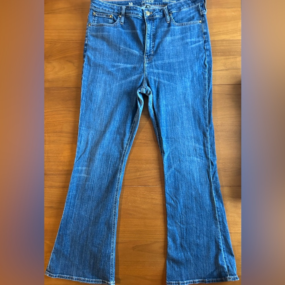 J Crew Size 32 Flare Jeans